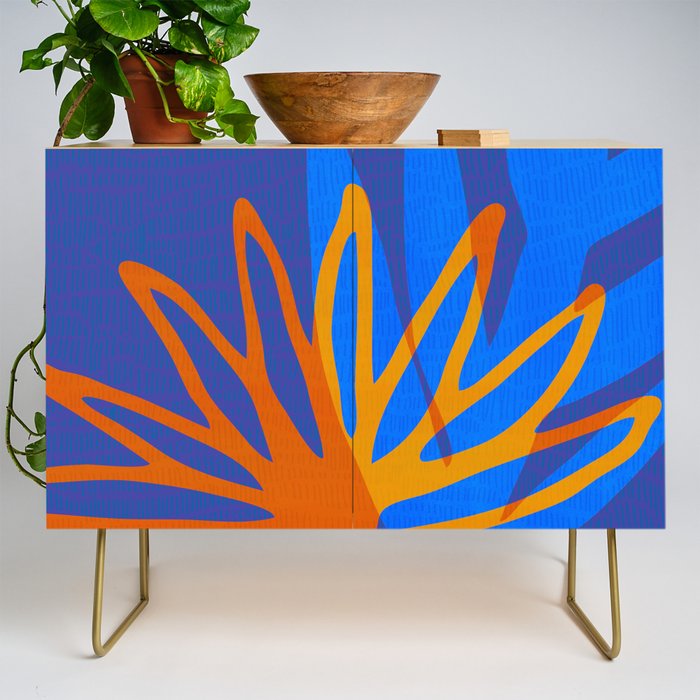 Colorful Botanic Shapes Credenza Gallery Image 1