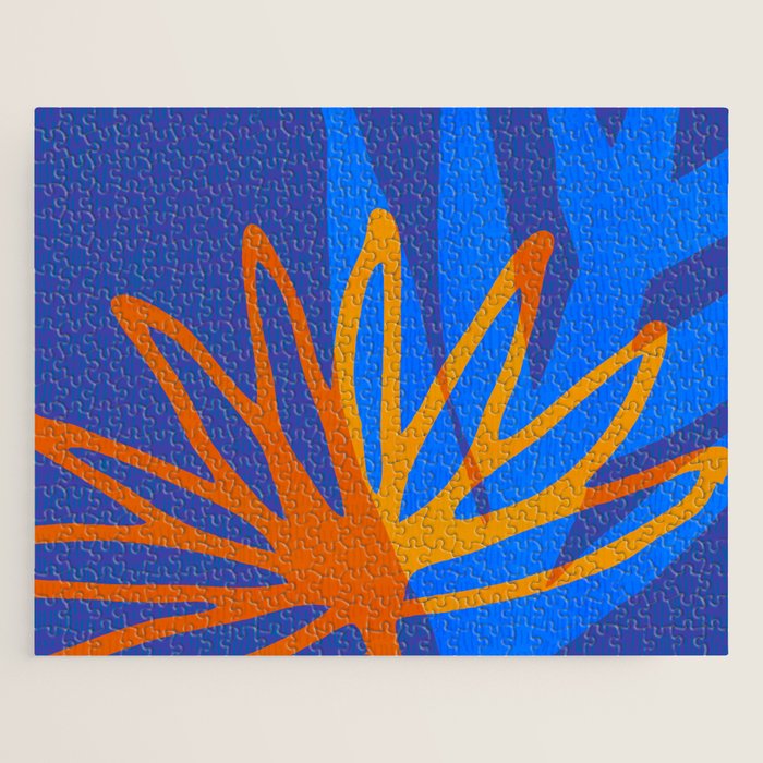 Colorful Botanic Shapes Jigsaw Puzzle Gallery Image 1