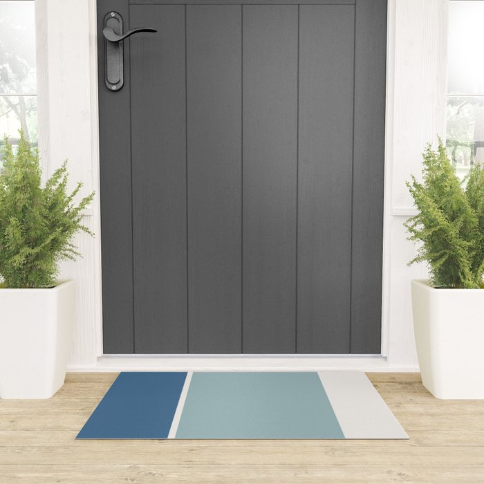 Contemporary Color Block XVIII Welcome Mat Gallery Image 3