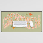 Starry Capricorn Desk Mat Gallery Image 1