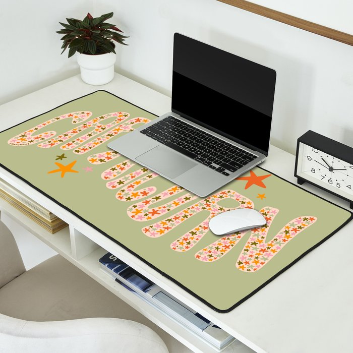 Starry Capricorn Desk Mat Gallery Image 2