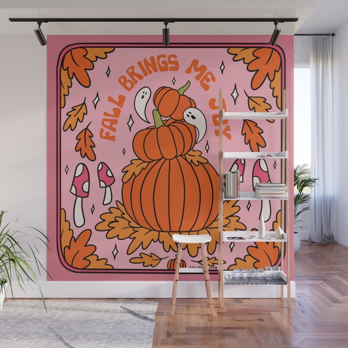 Fall Brings Me Joy Wall Mural Gallery Image 1