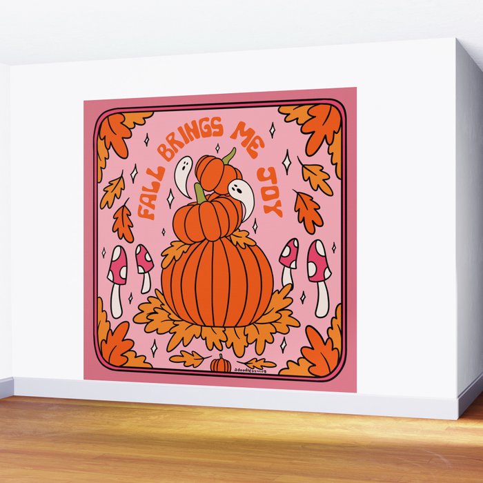 Fall Brings Me Joy Wall Mural Gallery Image 2