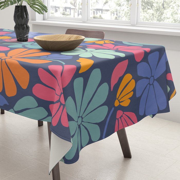 Superbloom - midnight  Tablecloth Gallery Image 3