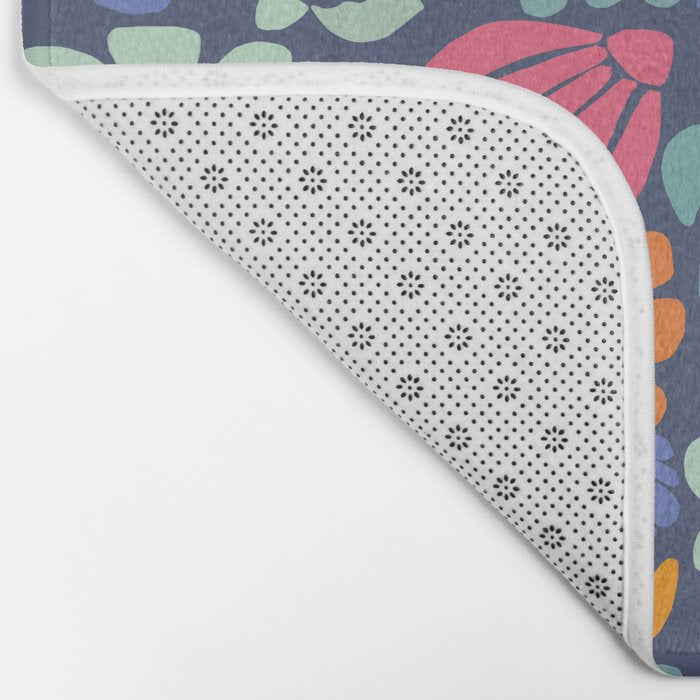 Superbloom - midnight  Bath Mat Gallery Image 2