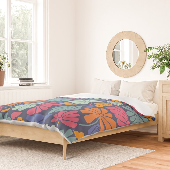 Superbloom - midnight  Duvet Cover Gallery Image 2
