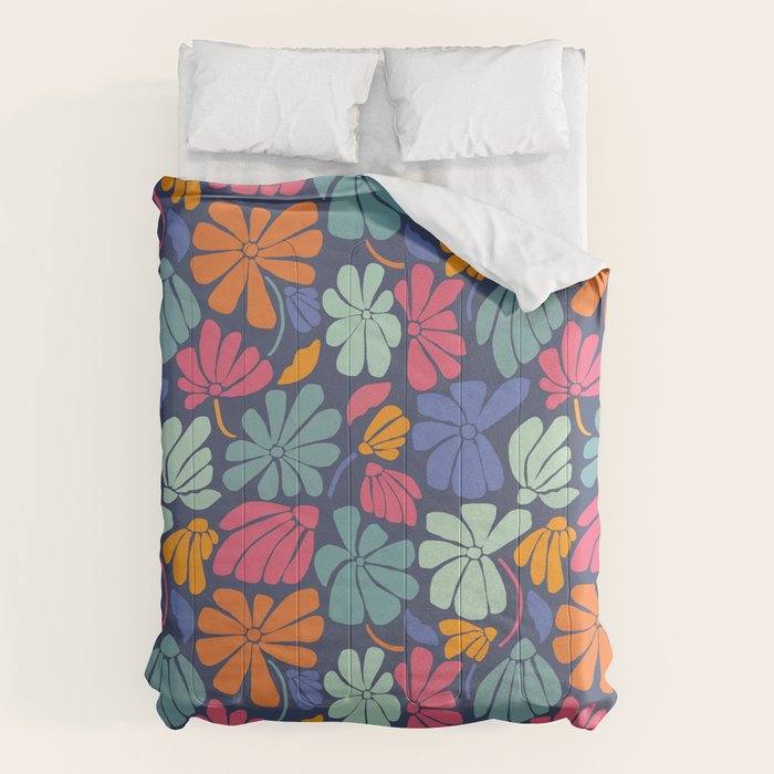 Superbloom - midnight  Comforter Gallery Image 6