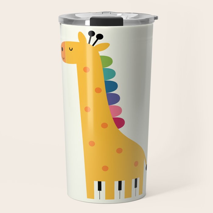 Giraffe Piano Travel Mug Gallery Image 1
