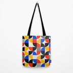 Shape & Pattern Study: Mid-Century Bauhaus Series Tote Bag Gallery Image 2