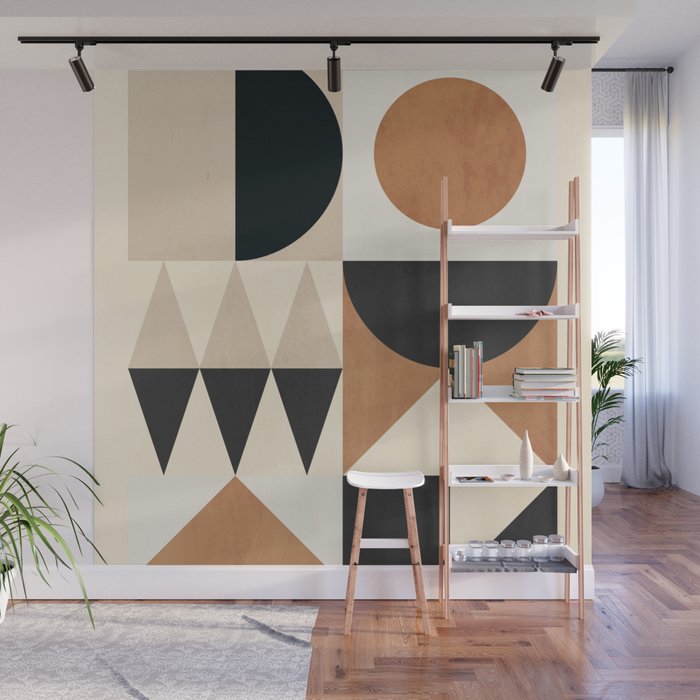 Geometric Shapes 252 Wall Mural Gallery Image 1