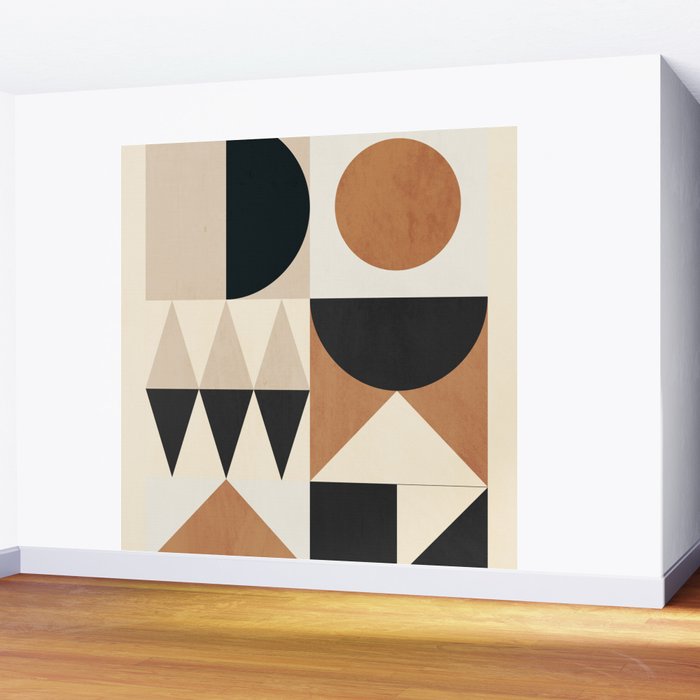 Geometric Shapes 252 Wall Mural Gallery Image 2