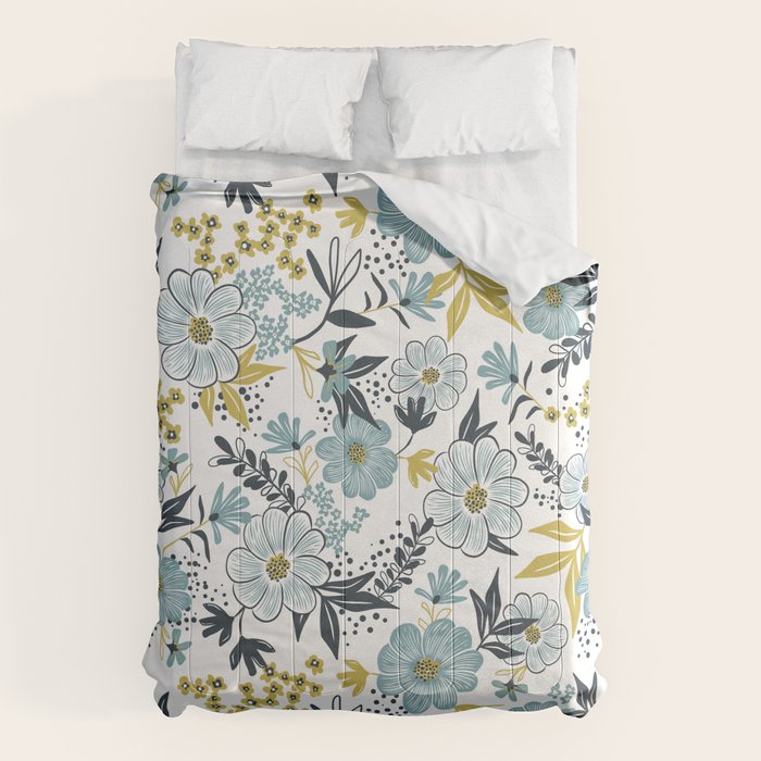 Harper - Dusk Blue Comforter Gallery Image 6