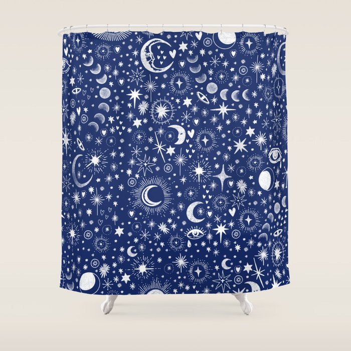 Magic love 1BW Shower Curtain Gallery Image 1