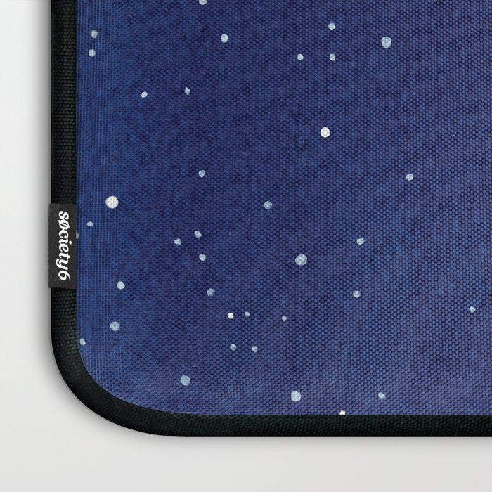 Lighthouse & the paper boat, blue ocean Laptop Sleeve Gallery Image 3