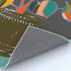 colorful plant pot Rug Gallery Image 4
