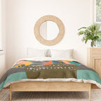 colorful plant pot Duvet Cover Gallery Image 3