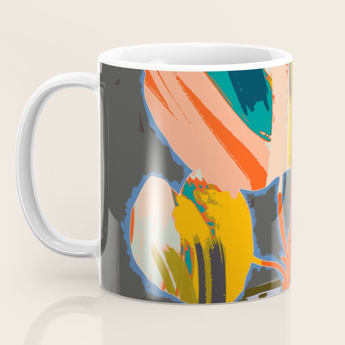 colorful plant pot Coffee Mug Gallery Image 3