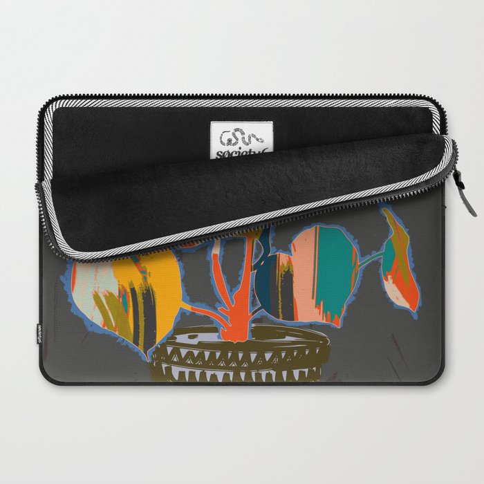 colorful plant pot Laptop Sleeve Gallery Image 2