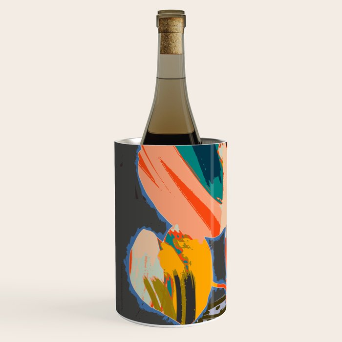 colorful plant pot Wine Chiller Gallery Image 2