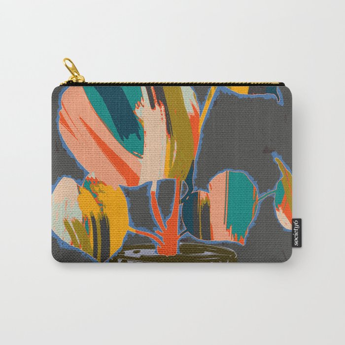 colorful plant pot Carry All Pouch Gallery Image 1