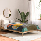 colorful plant pot Comforter Gallery Image 2