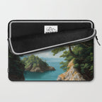 Coastal summer beach Japanese Wall Art Botanical Japandi Wall Art Painting Living Room Decor Laptop Sleeve Gallery Image 2