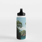 Coastal summer beach Japanese Wall Art Botanical Japandi Wall Art Painting Living Room Decor Water Bottle Gallery Image 3