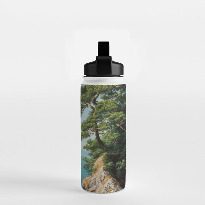Coastal summer beach Japanese Wall Art Botanical Japandi Wall Art Painting Living Room Decor Water Bottle Gallery Image 2