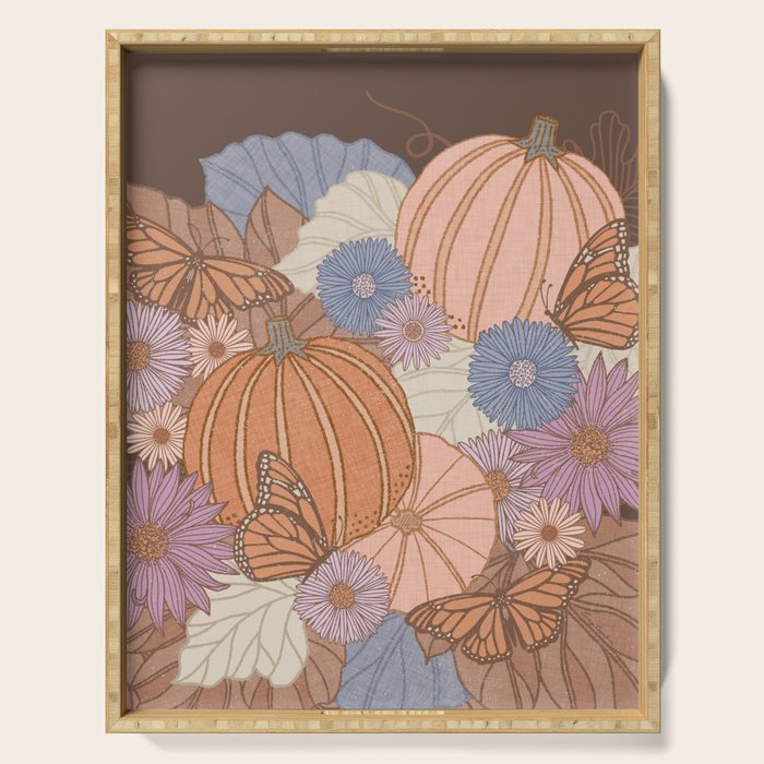 Pumpkin Harvest Serving Tray Gallery Image 1