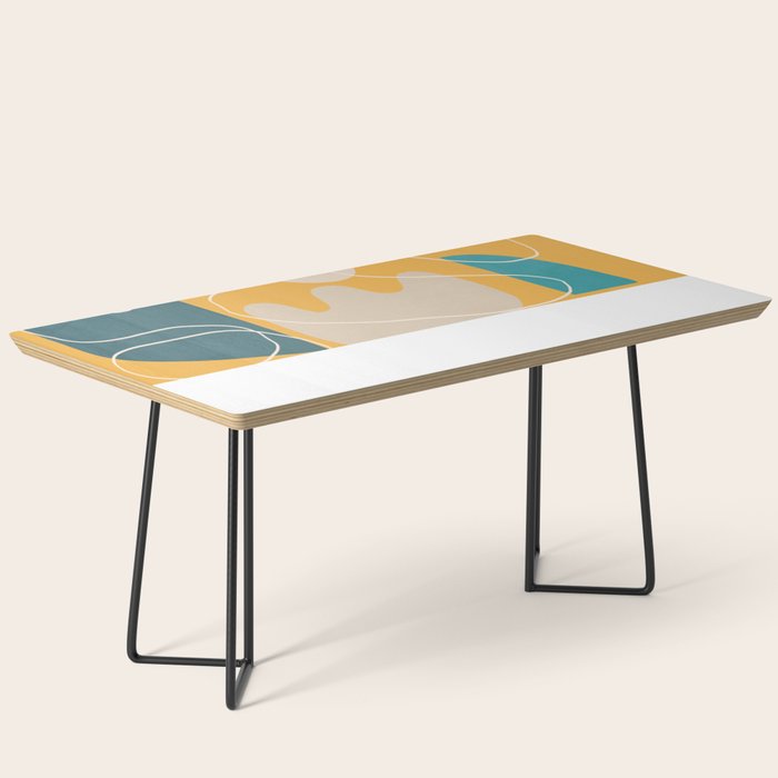 Minimal Colorful Abstract Shapes 7 Coffee Table Gallery Image 1