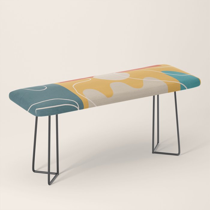Minimal Colorful Abstract Shapes 7 Bench Gallery Image 1