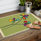 Line Little Wildflowers 1 Outdoor Rug Gallery Image 2