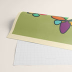 Line Little Wildflowers 1 Wrapping Paper Gallery Image 2