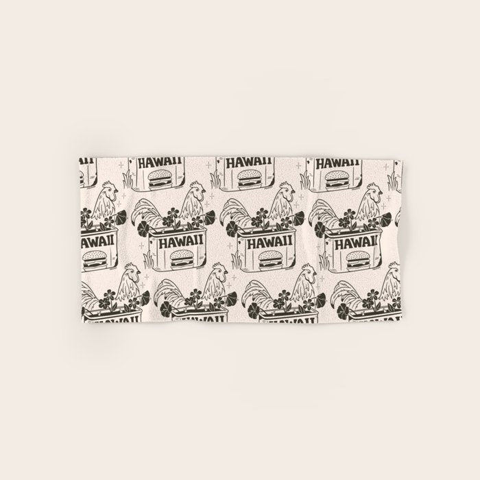HAWAII (In Cream) Bath Towel Gallery Image 1