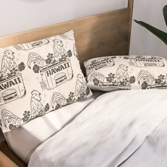 HAWAII (In Cream) Pillow Sham Gallery Image 2