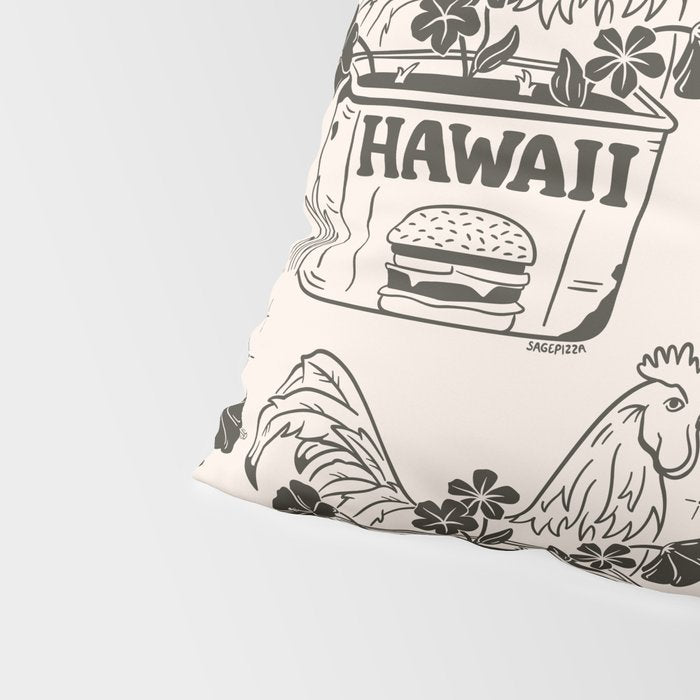 HAWAII (In Cream) Pillow Sham Gallery Image 4