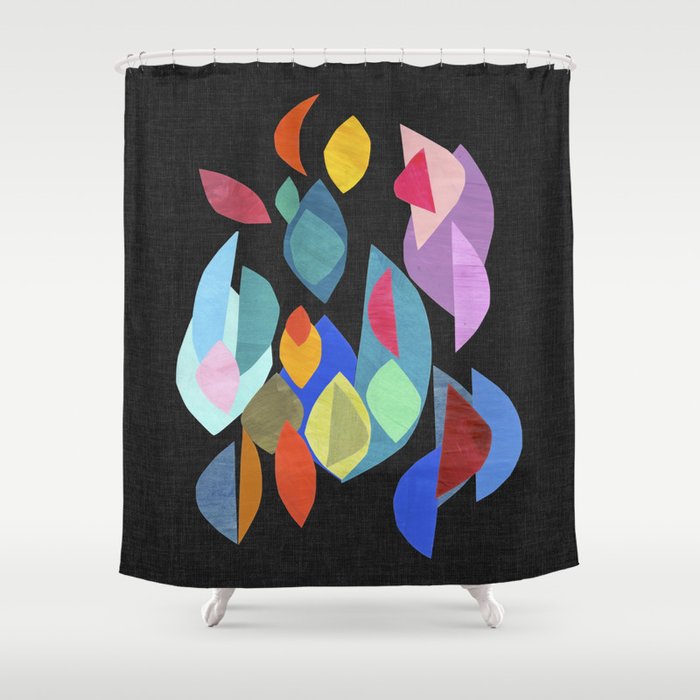 Helix Shards ii Shower Curtain Gallery Image 1