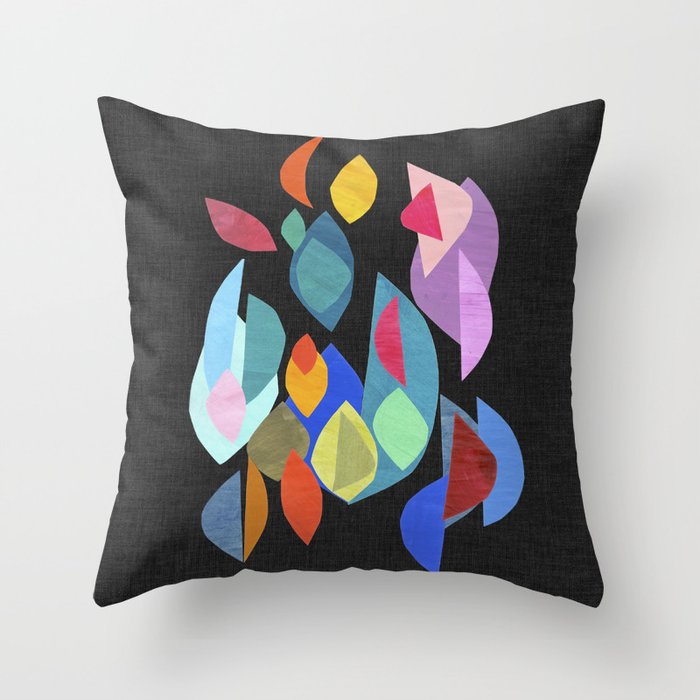 Helix Shards ii Throw Pillow Gallery Image 1