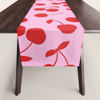 Pink & Red Cherries Table Runner Gallery Image 1
