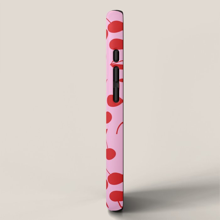 Pink & Red Cherries iPhone Case Gallery Image 2