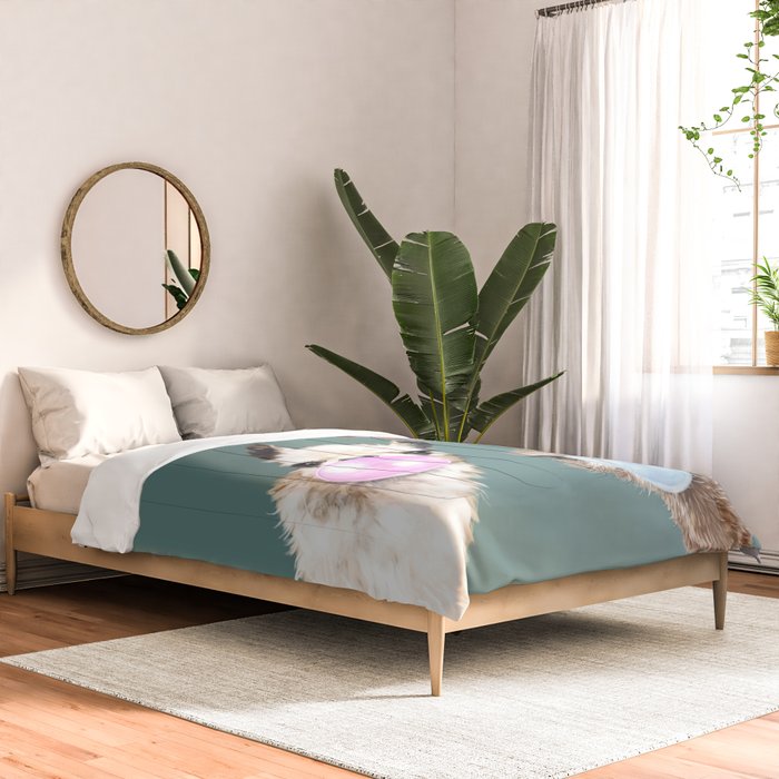 Bubble Gum Gang Dark Green Comforter Gallery Image 2