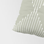 Geo (Linen Sage) Pillow Sham Gallery Image 4