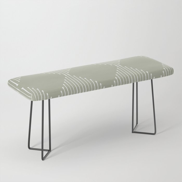 Geo (Linen Sage) Bench Gallery Image 1