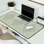 Geo (Linen Sage) Desk Mat Gallery Image 2