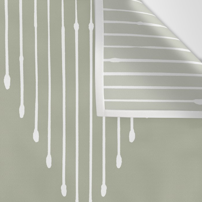 Geo (Linen Sage) Wall Tapestry Gallery Image 3