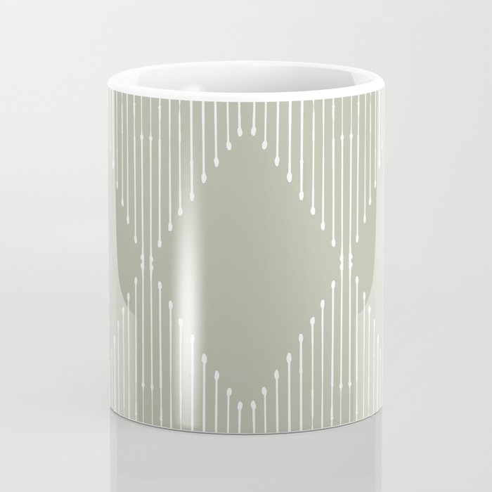 Geo (Linen Sage) Coffee Mug Gallery Image 4