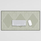 Geo (Linen Sage) Desk Mat Gallery Image 1