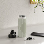 Geo (Linen Sage) Water Bottle Gallery Image 4