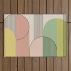 Abstract Arches I Outdoor Rug Gallery Image 1