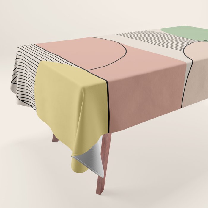 Abstract Arches I Tablecloth Gallery Image 1